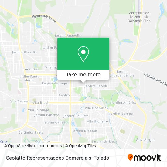 Seolatto Representacoes Comerciais map