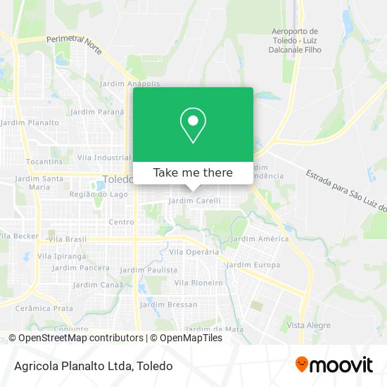 Agricola Planalto Ltda map