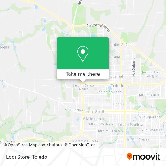 Lodi Store map