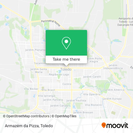 Armazém da Pizza map
