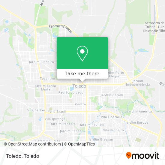 Toledo map