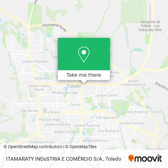 ITAMARATY INDúSTRIA E COMÉRCIO S / A. map