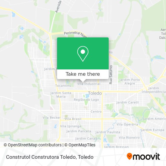 Construtol Construtora Toledo map