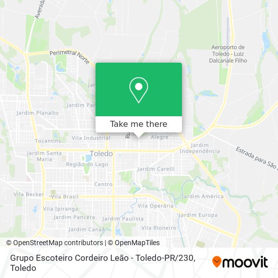 Grupo Escoteiro Cordeiro Leão - Toledo-PR / 230 map