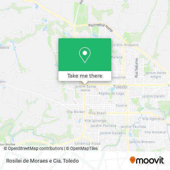 Rosilei de Moraes e Cia map