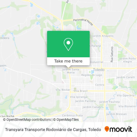 Transyara Transporte Rodoviário de Cargas map