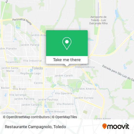 Restaurante Campagnolo map