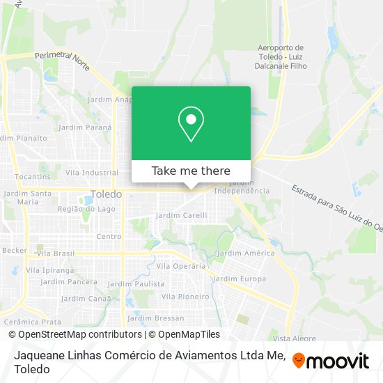 Jaqueane Linhas Comércio de Aviamentos Ltda Me map