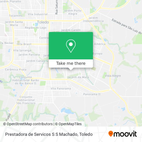 Prestadora de Servicos S S Machado map