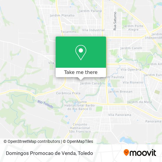 Domingos Promocao de Venda map