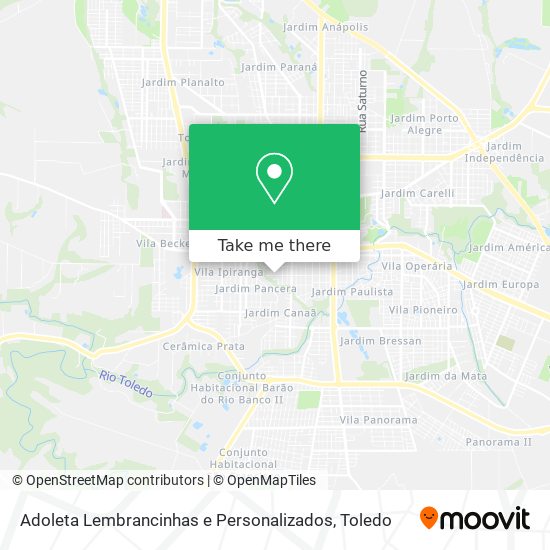 Adoleta Lembrancinhas e Personalizados map