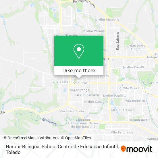 Mapa Harbor Bilingual School Centro de Educacao Infantil
