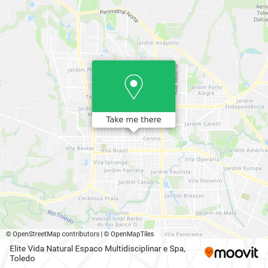 Elite Vida Natural Espaco Multidisciplinar e Spa map