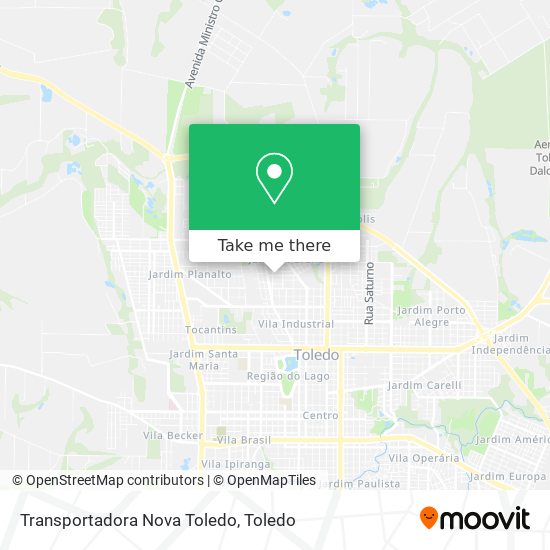 Transportadora Nova Toledo map