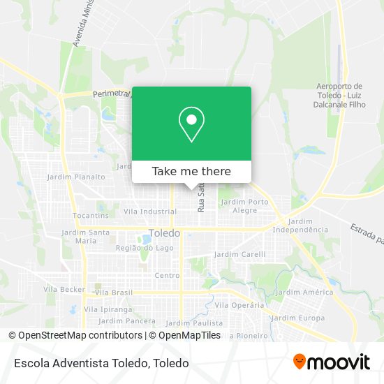 Escola Adventista Toledo map