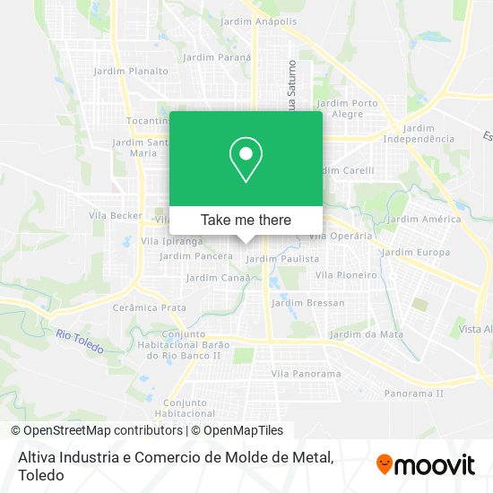 Altiva Industria e Comercio de Molde de Metal map