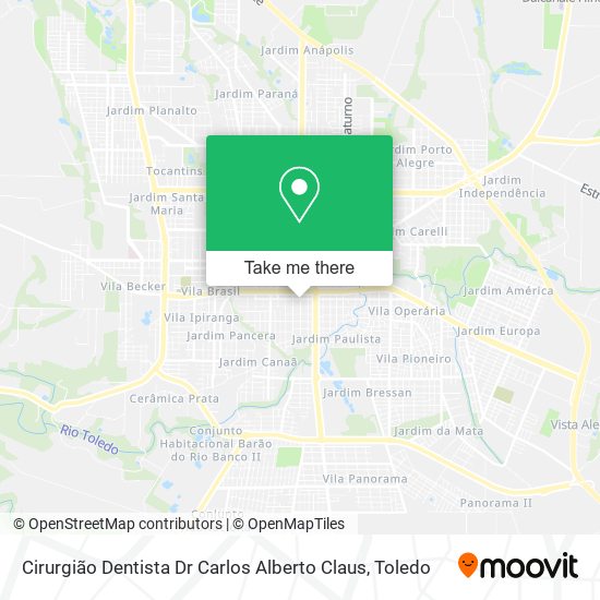 Cirurgião Dentista Dr Carlos Alberto Claus map