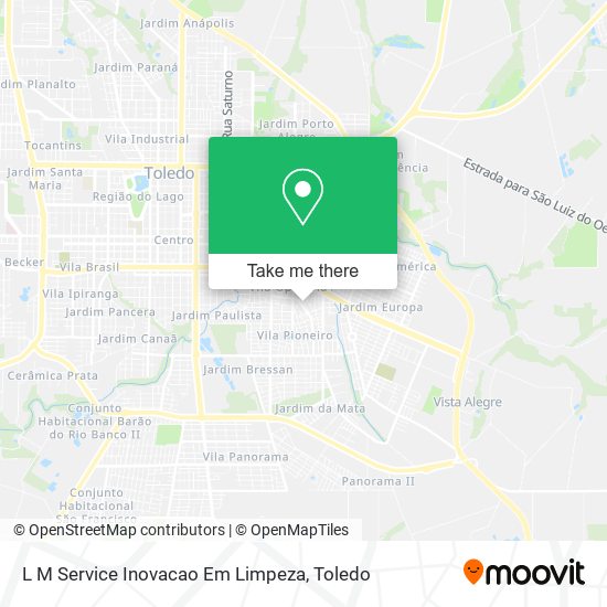 L M Service Inovacao Em Limpeza map