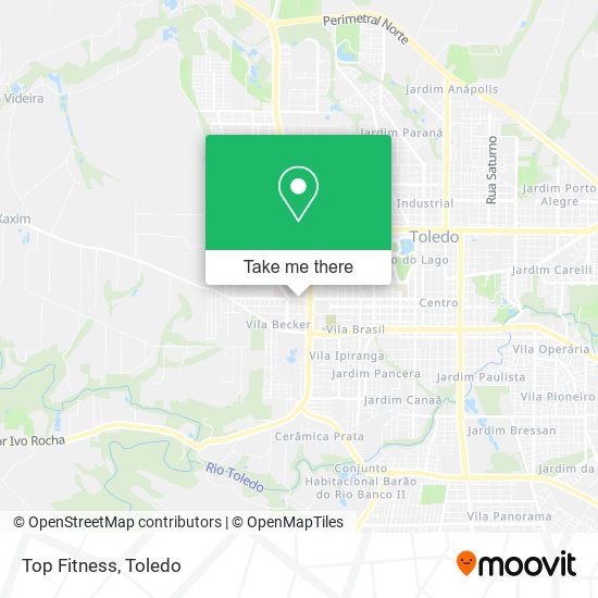 Top Fitness map