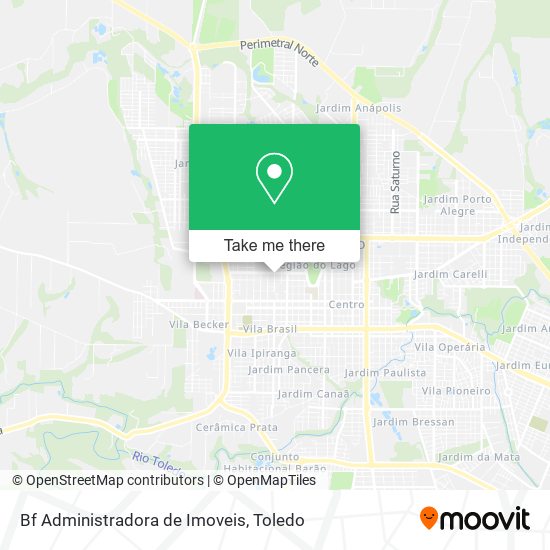 Mapa Bf Administradora de Imoveis