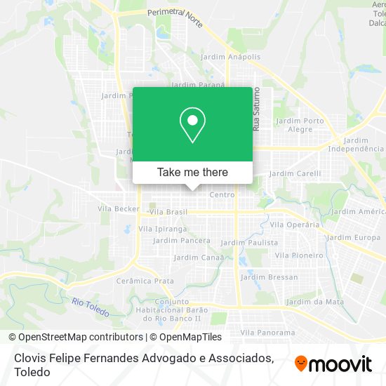 Clovis Felipe Fernandes Advogado e Associados map