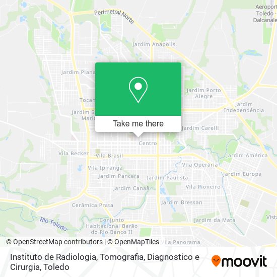 Instituto de Radiologia, Tomografia, Diagnostico e Cirurgia map