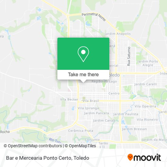 Bar e Mercearia Ponto Certo map