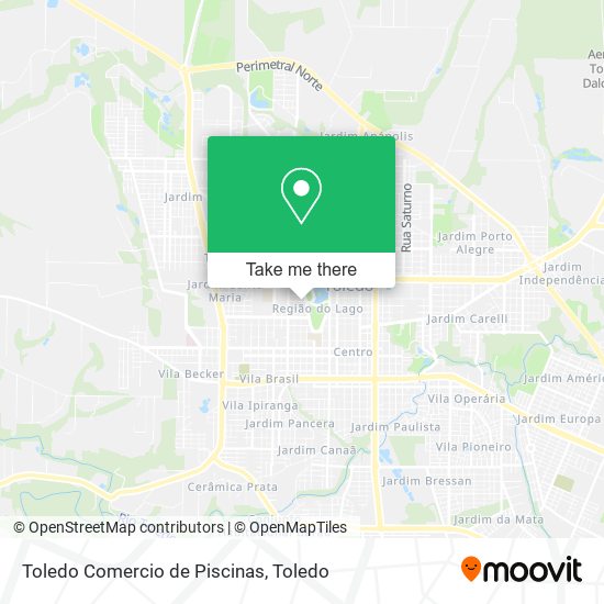 Mapa Toledo Comercio de Piscinas