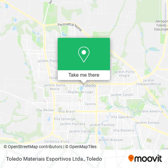 Mapa Toledo Materiais Esportivos Ltda.