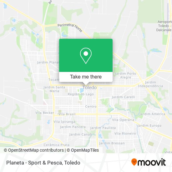 Planeta - Sport & Pesca map