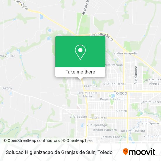 Solucao Higienizacao de Granjas de Suin map