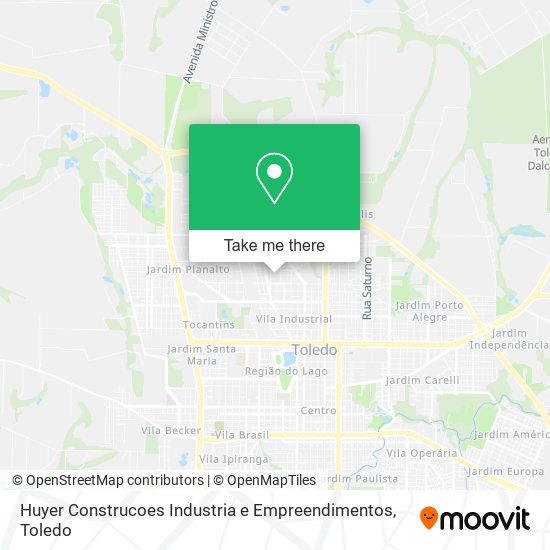 Huyer Construcoes Industria e Empreendimentos map