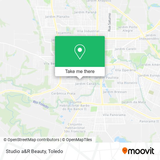 Studio a&R Beauty map