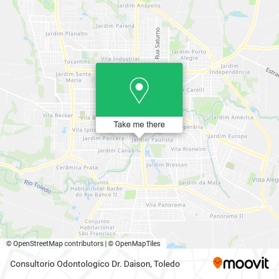 Mapa Consultorio Odontologico Dr. Daison