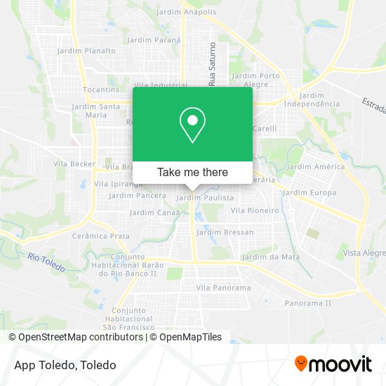 App Toledo map