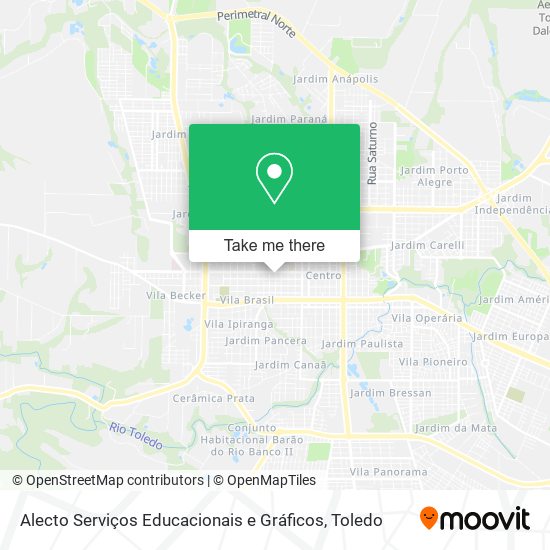 Alecto Serviços Educacionais e Gráficos map