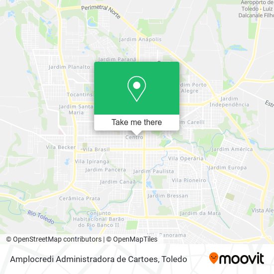 Amplocredi Administradora de Cartoes map