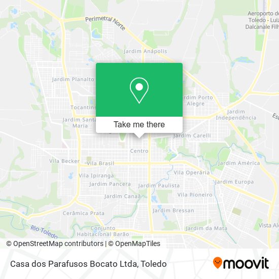 Casa dos Parafusos Bocato Ltda map