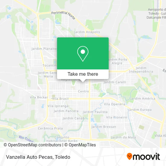 Vanzella Auto Pecas map