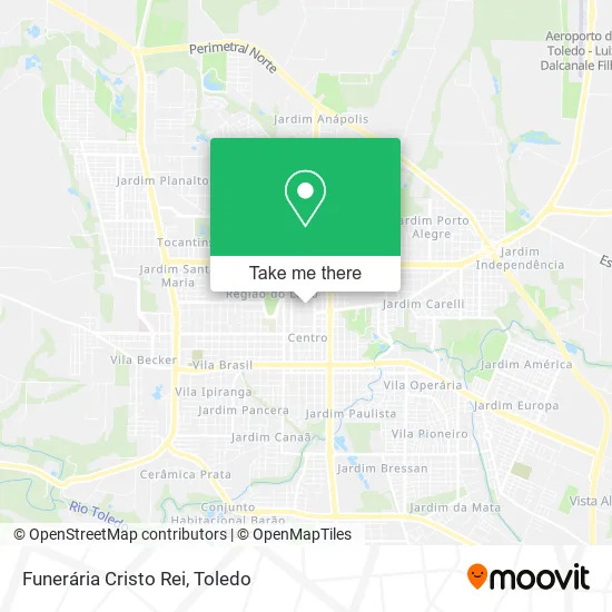 Funerária Cristo Rei map
