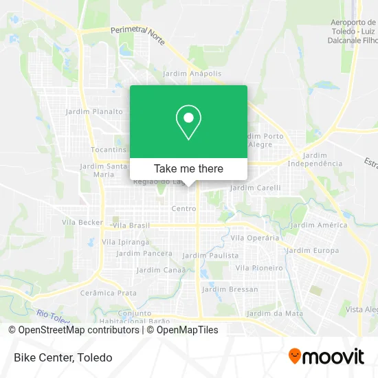 Bike Center map