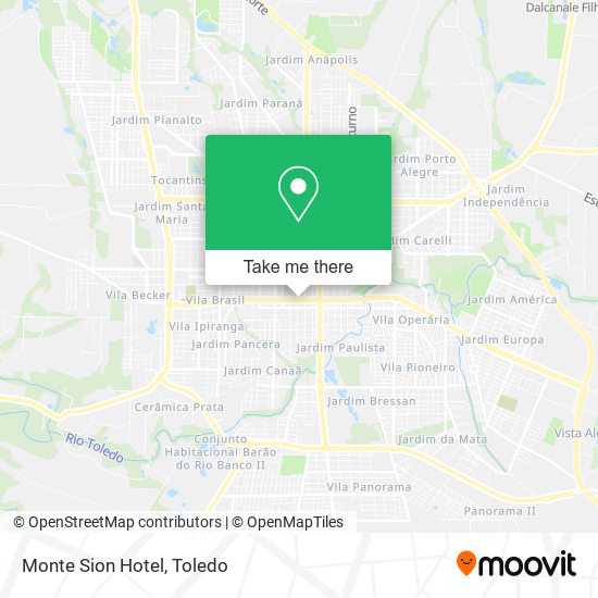 Mapa Monte Sion Hotel