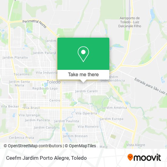 Ceefm Jardim Porto Alegre map