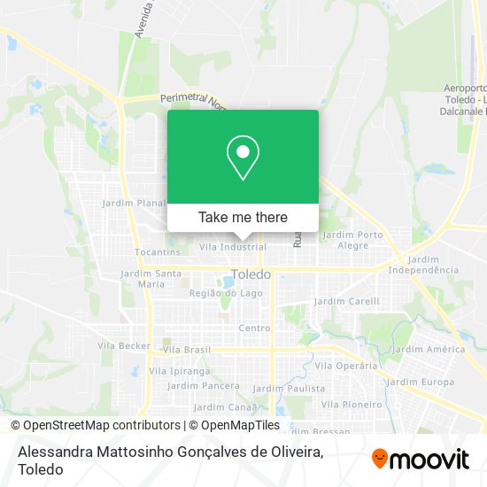 Alessandra Mattosinho Gonçalves de Oliveira map