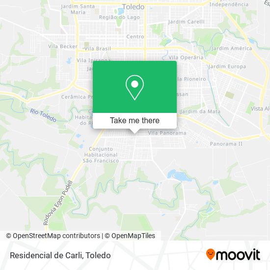 Mapa Residencial de Carli