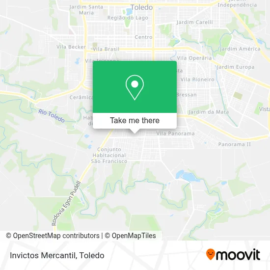 Invictos Mercantil map