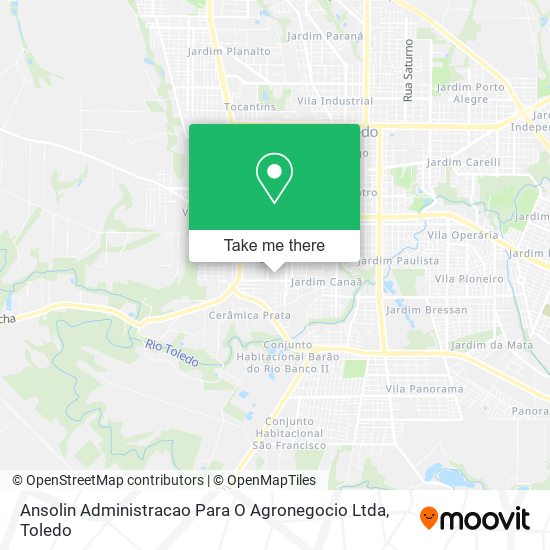 Ansolin Administracao Para O Agronegocio Ltda map