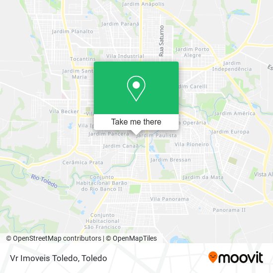 Mapa Vr Imoveis Toledo