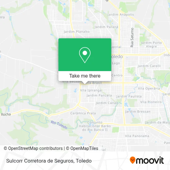 Sulcorr Corretora de Seguros map