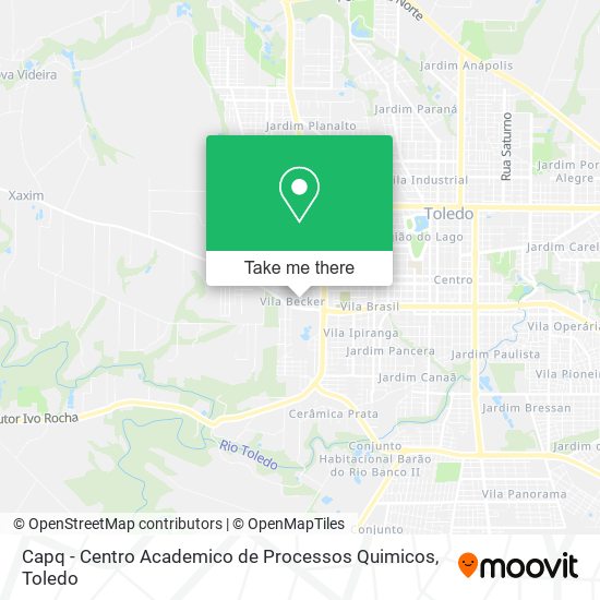 Capq - Centro Academico de Processos Quimicos map